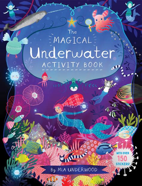 Discover the beauty of the deep sea with the H2O magical coloring book